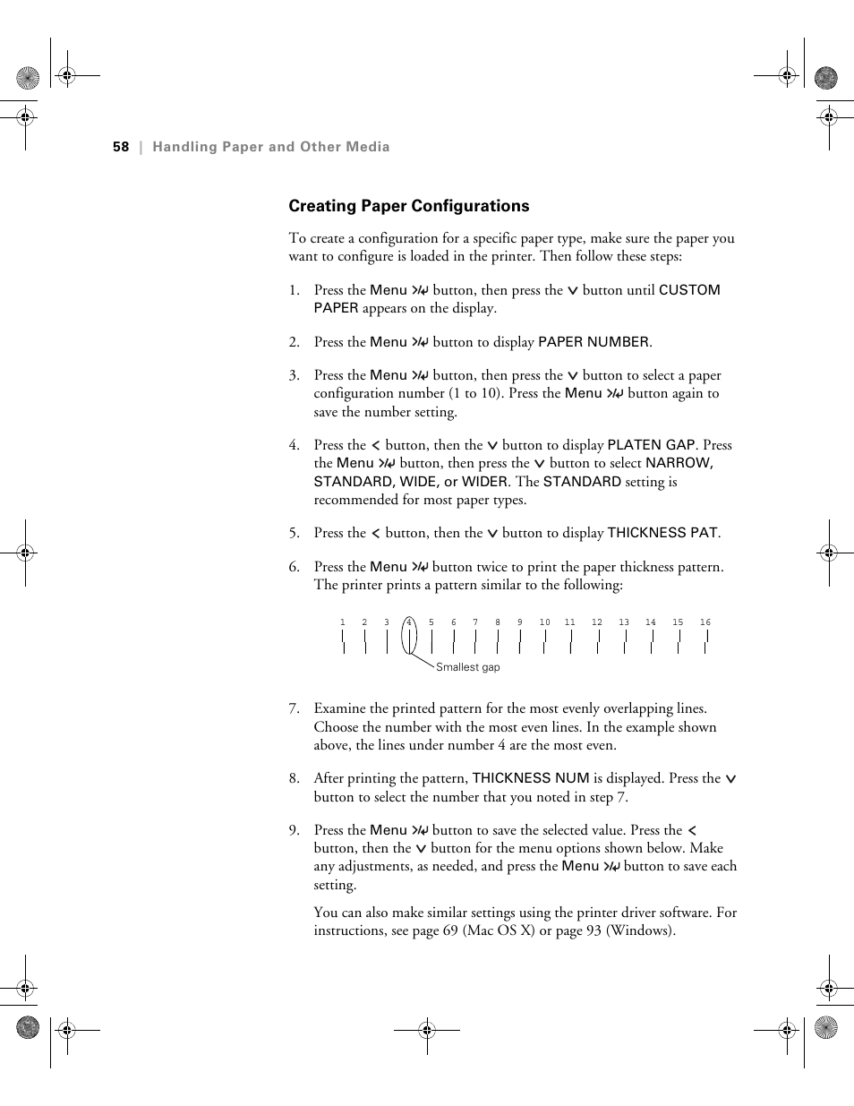 Creating paper configurations | Epson PRO 4800 User Manual | Page 58 / 160