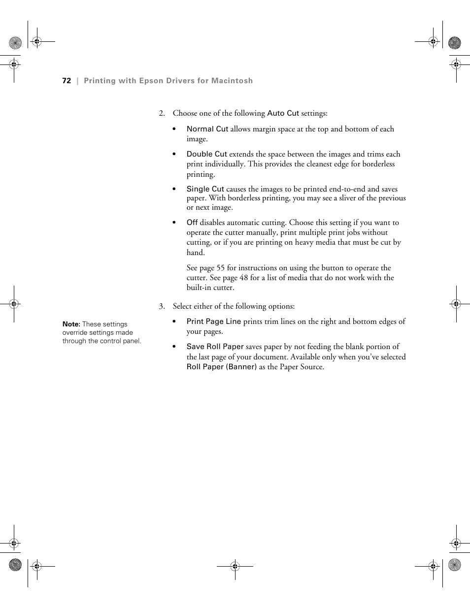 Epson PRO 4800 User Manual | Page 72 / 160