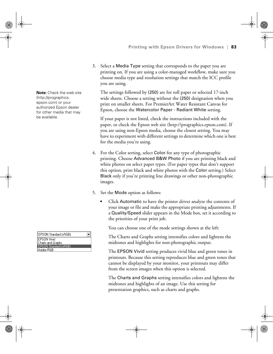 Epson PRO 4800 User Manual | Page 83 / 160