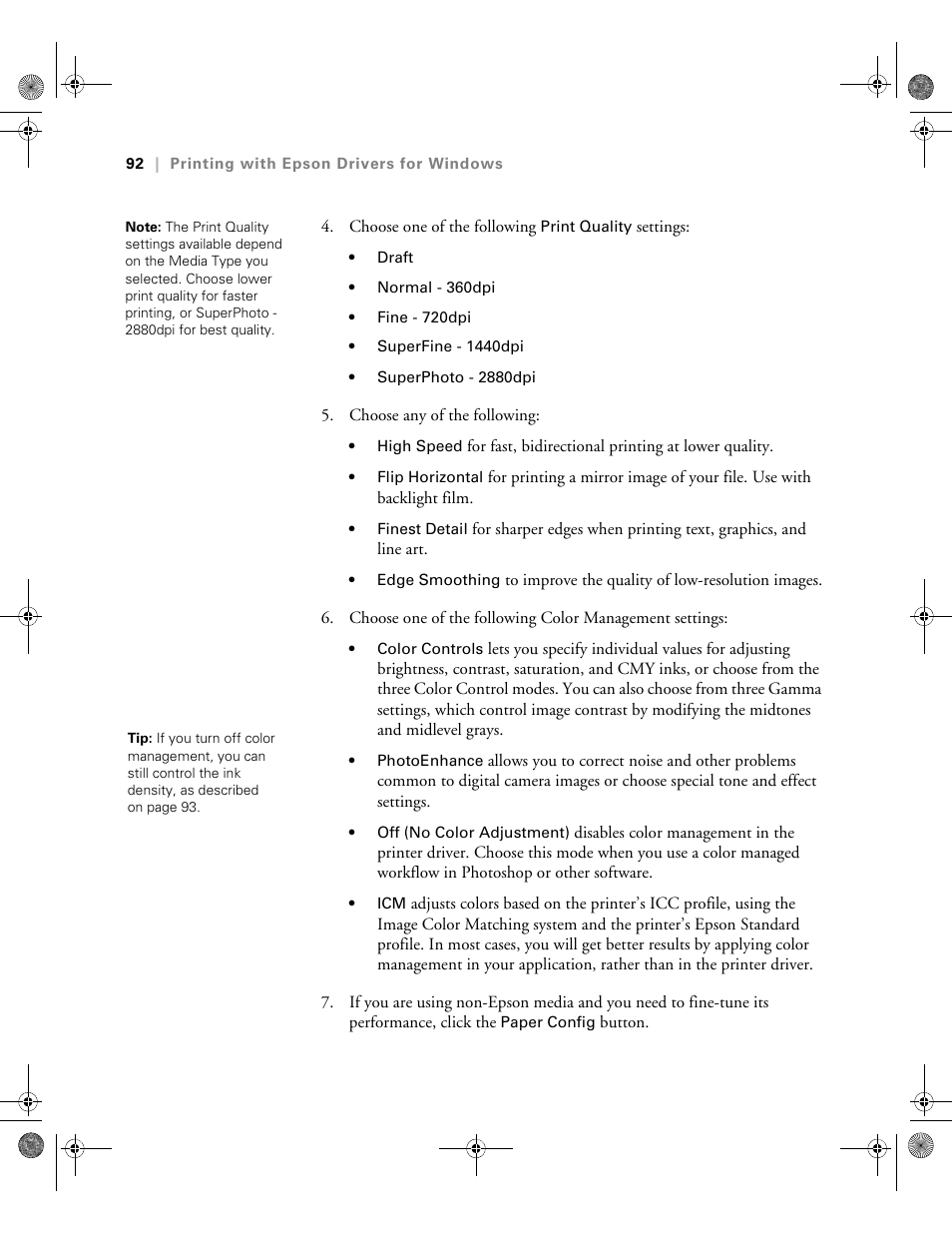 Epson PRO 4800 User Manual | Page 92 / 160