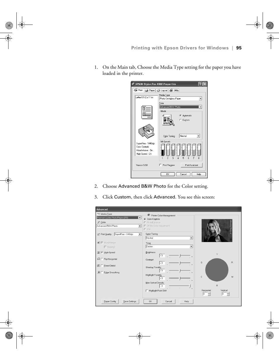 Epson PRO 4800 User Manual | Page 95 / 160