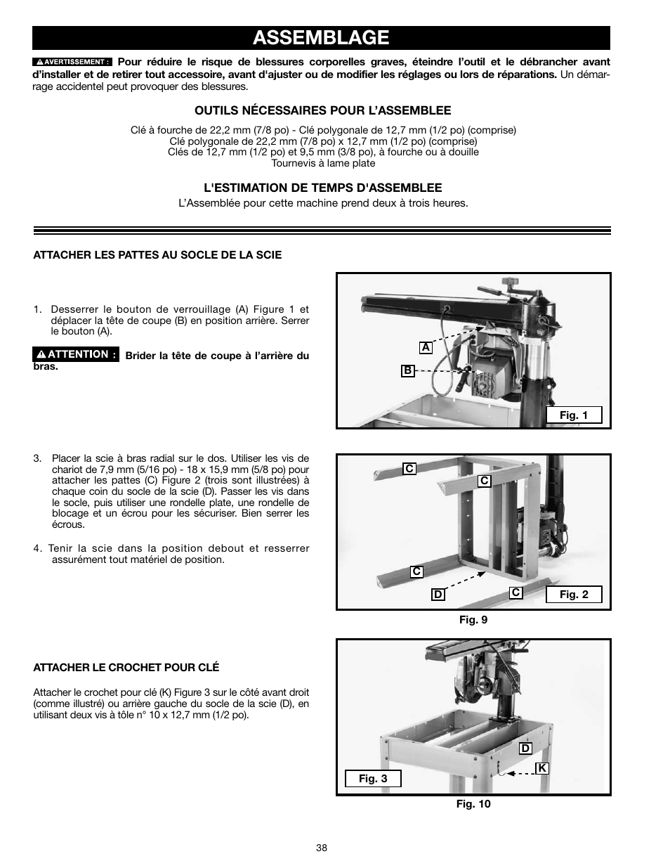 Assemblage | Epson RS830 User Manual | Page 38 / 88