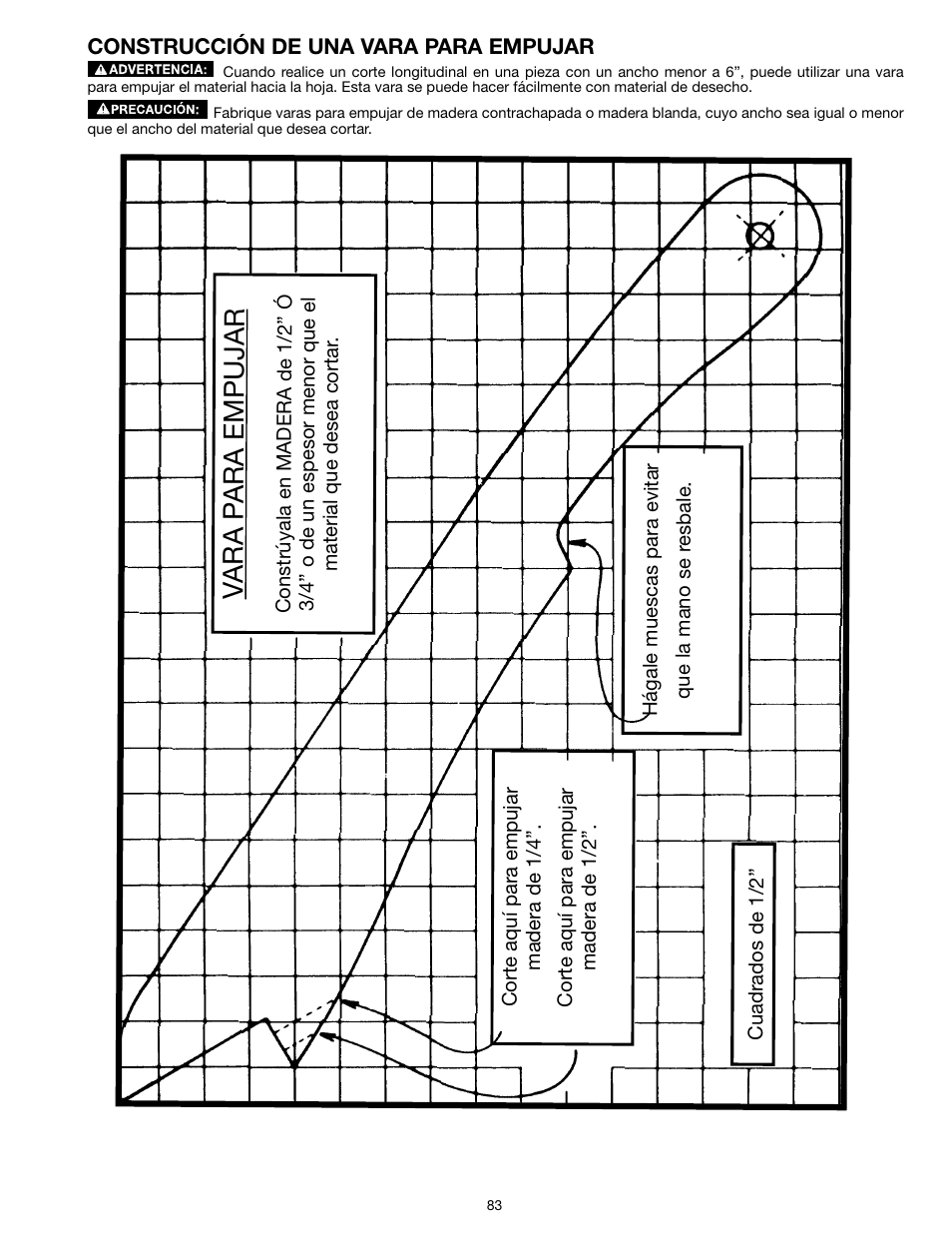 Vara p ara empujar | Epson RS830 User Manual | Page 83 / 88