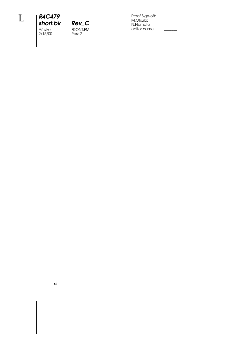 R4c479 short.bk rev_c | Epson 1270 User Manual | Page 4 / 83