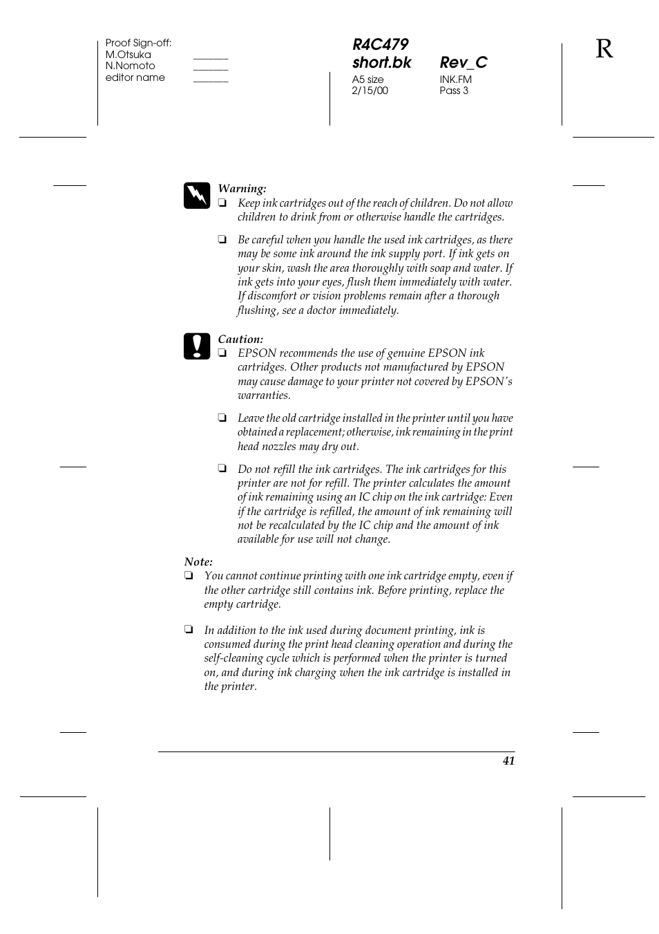 Epson 1270 User Manual | Page 47 / 83