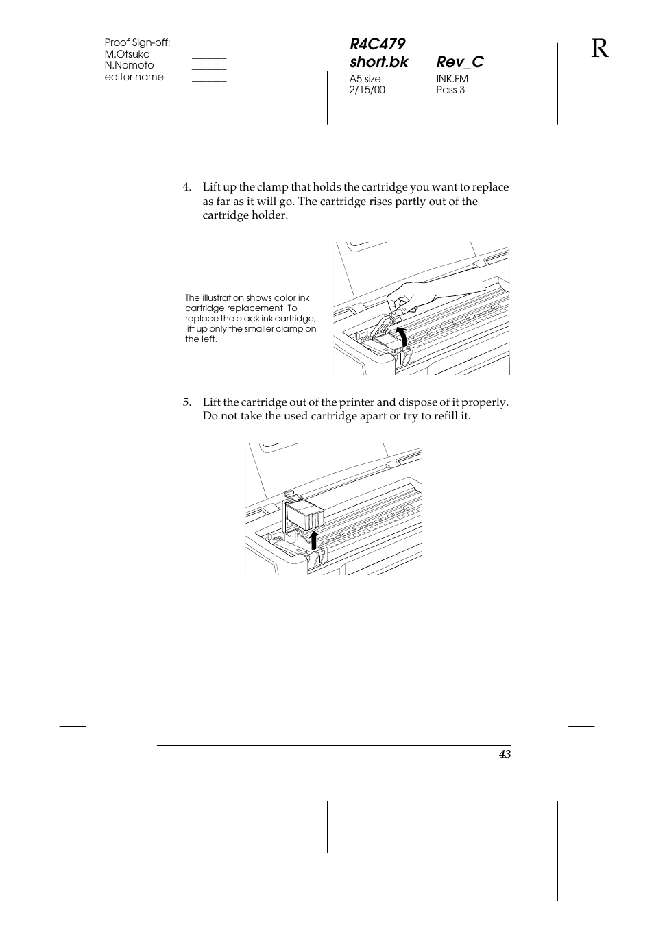 R4c479 short.bk rev_c | Epson 1270 User Manual | Page 49 / 83