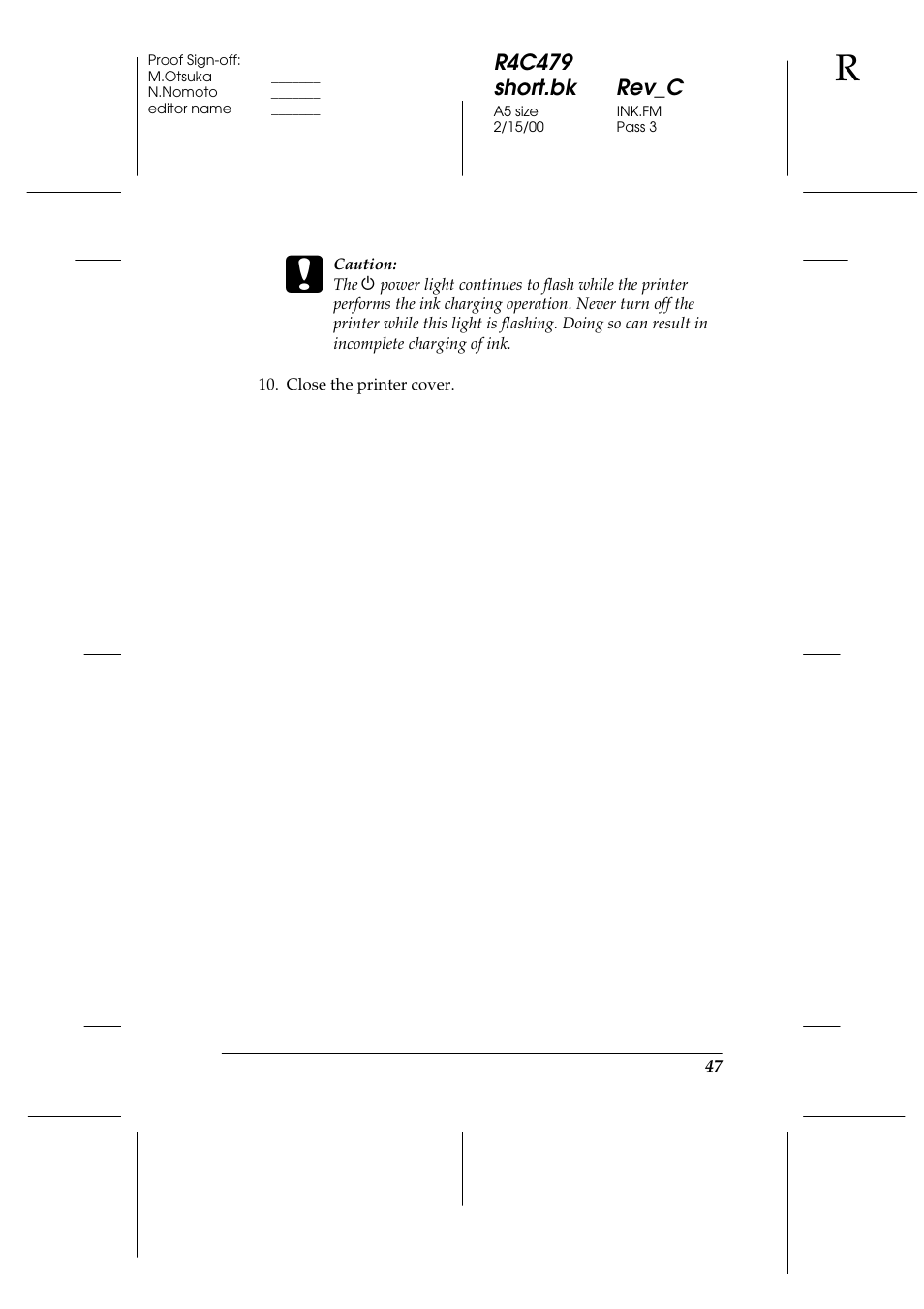 R4c479 short.bk rev_c | Epson 1270 User Manual | Page 53 / 83