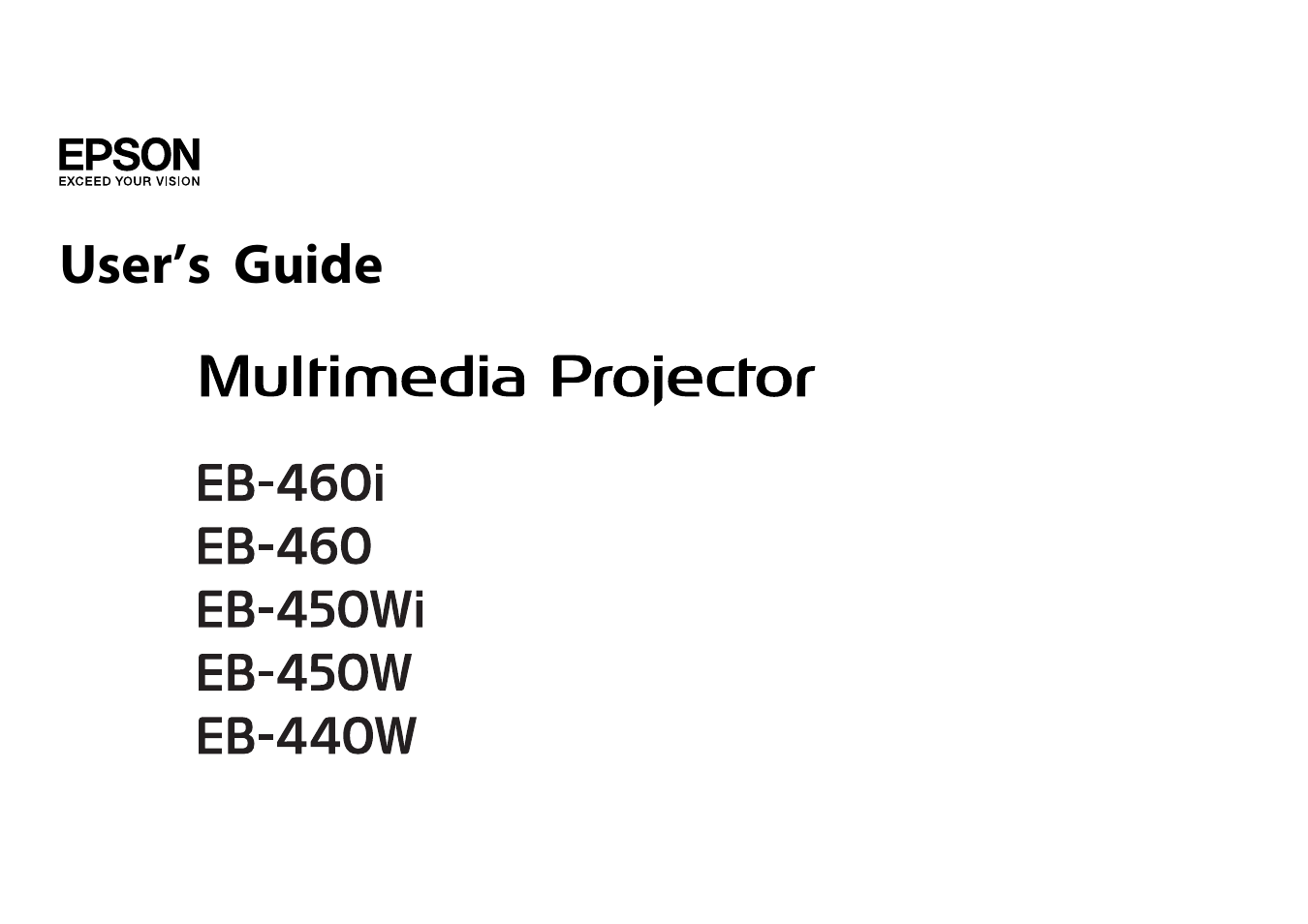 Epson EB-440W User Manual | 153 pages