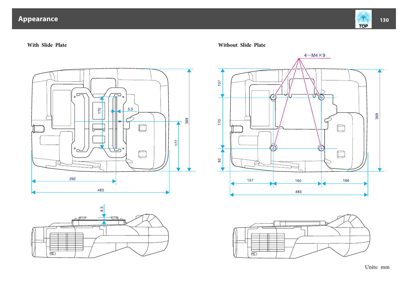 Epson EB-440W User Manual | Page 130 / 153