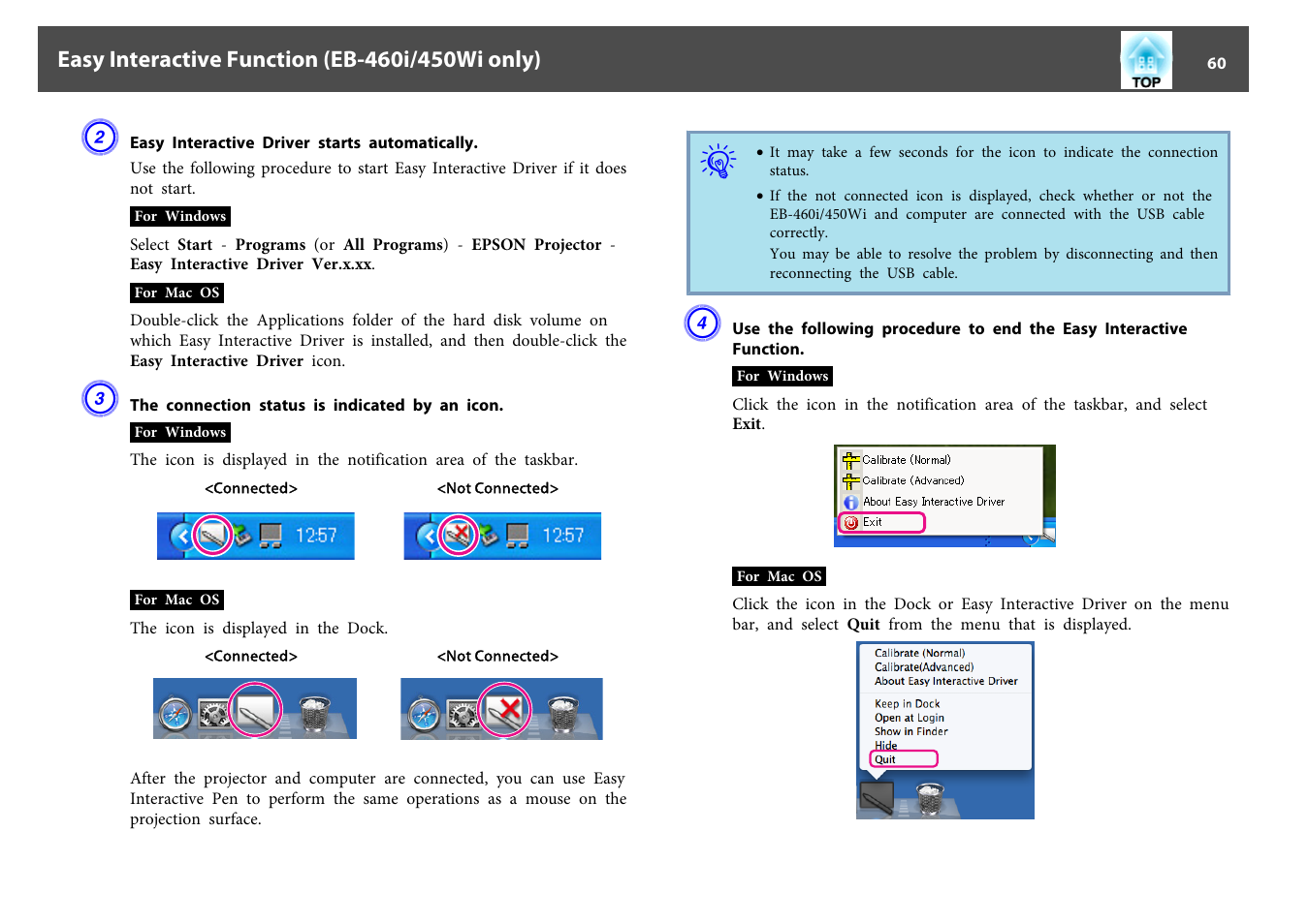 Epson EB-440W User Manual | Page 60 / 153