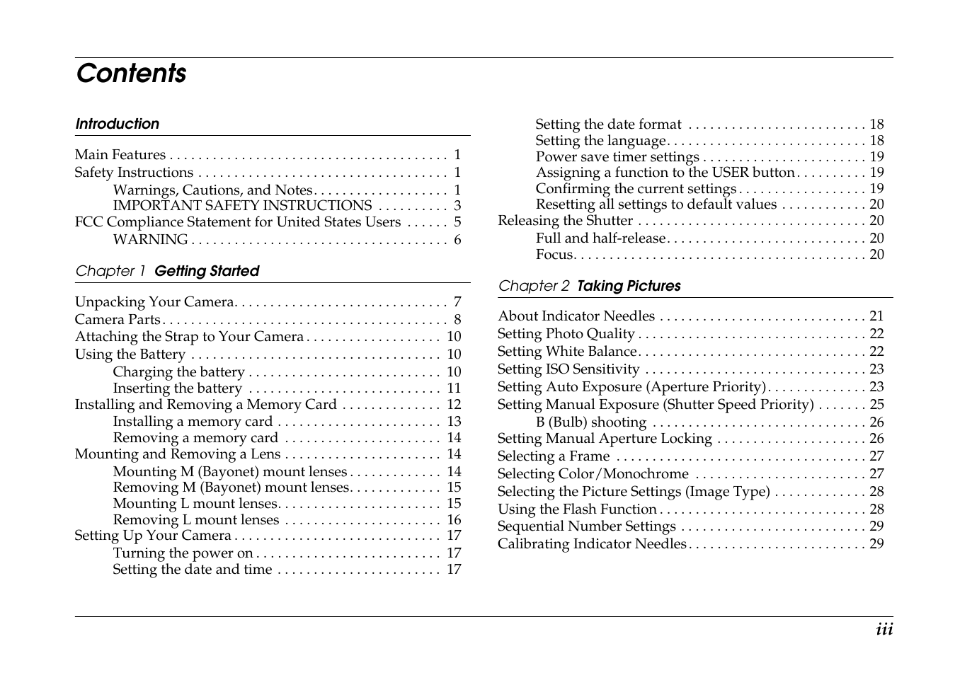 Epson R-D1 User Manual | Page 3 / 55