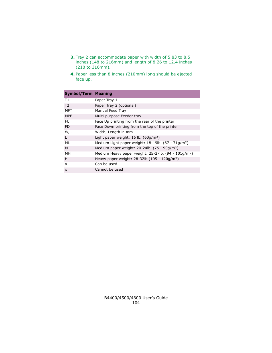 Epson 4600 User Manual | Page 104 / 106