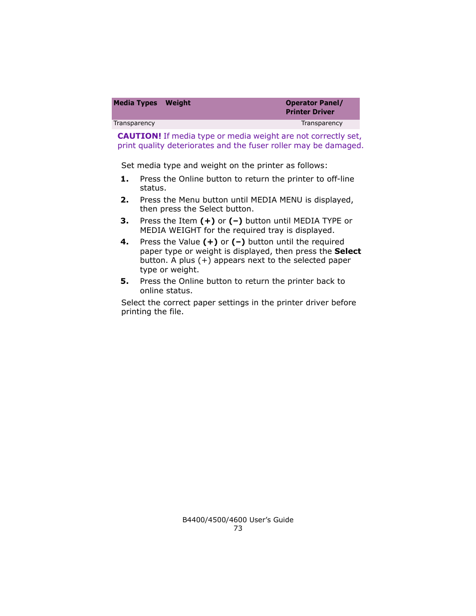 Epson 4600 User Manual | Page 73 / 106