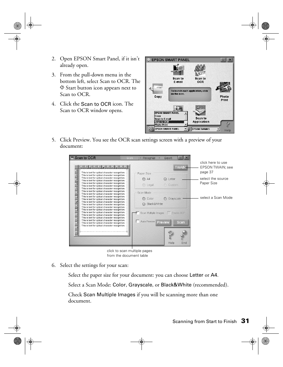 Epson 1240U User Manual | Page 36 / 83