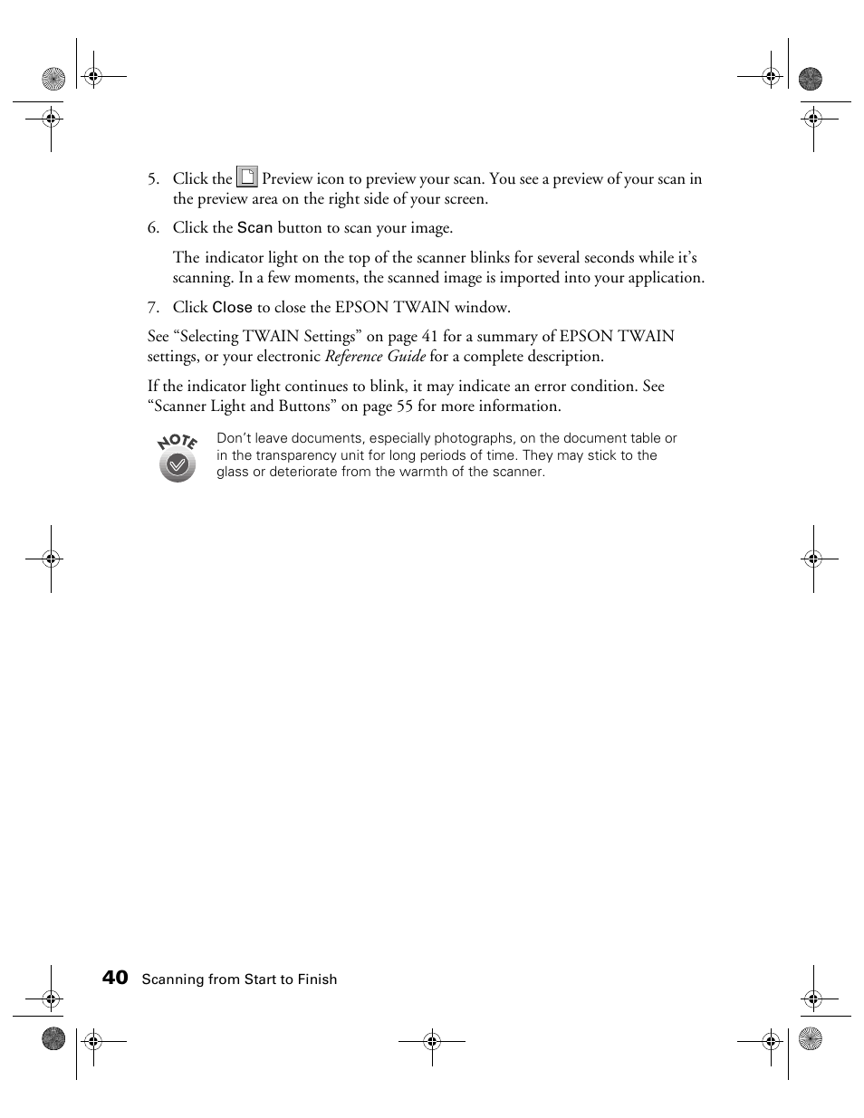 Epson 1240U User Manual | Page 45 / 83