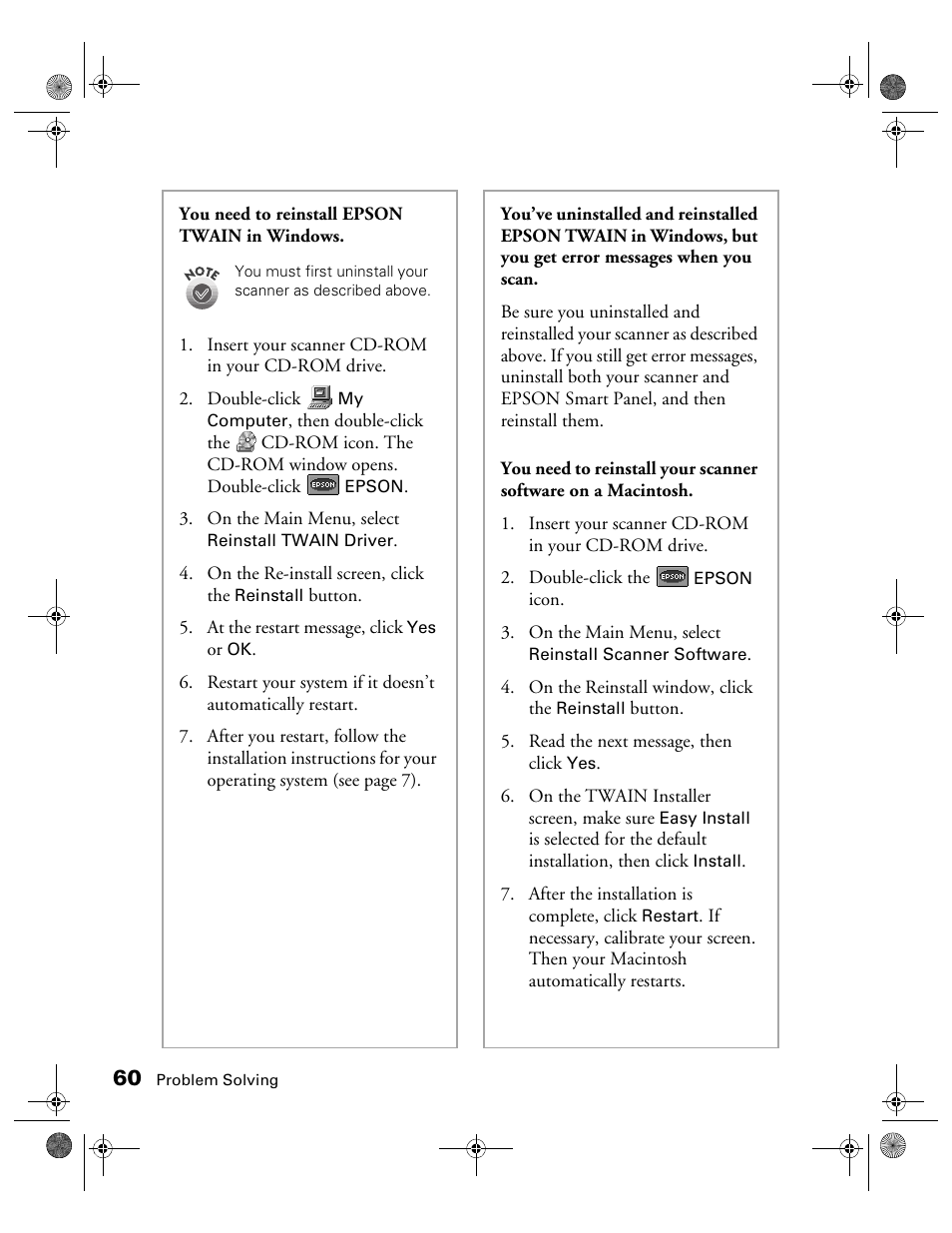 Epson 1240U User Manual | Page 65 / 83