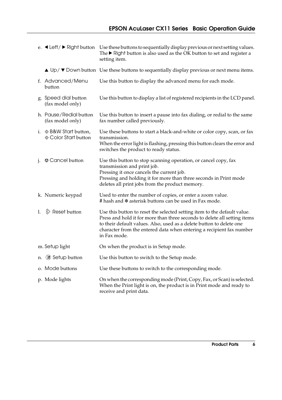 Epson AcuLaser CX11 User Manual | Page 6 / 26