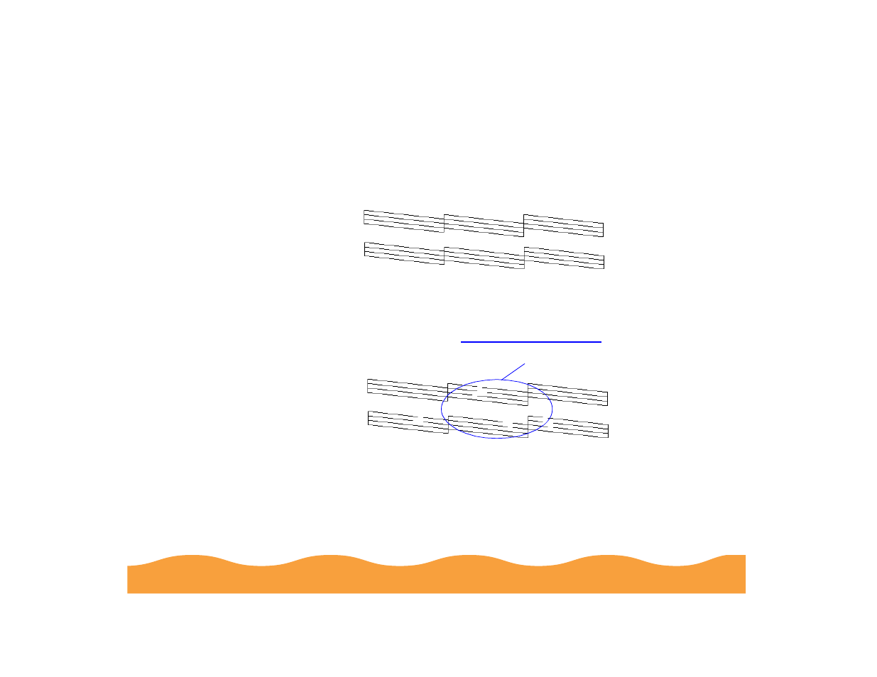 Examining the nozzle check pattern | Epson 740 Series User Manual | Page 131 / 186