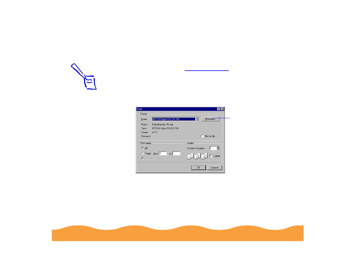 Setting printer options from windows applications | Epson 740 Series User Manual | Page 21 / 186