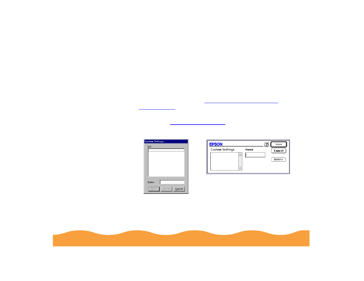 Saving custom settings, E saving custom settings | Epson 740 Series User Manual | Page 79 / 186