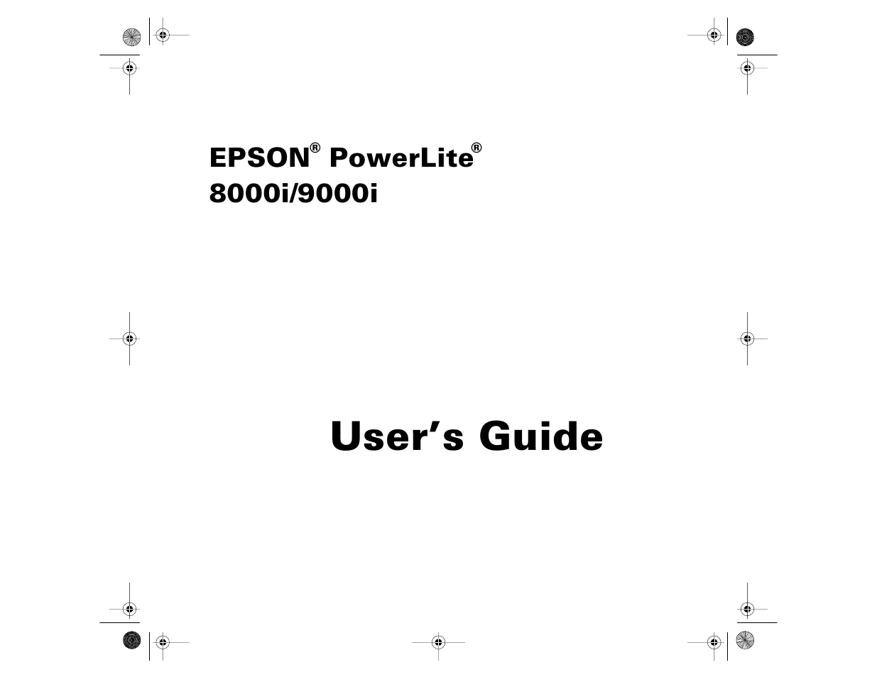 Epson 8000i User Manual | 178 pages