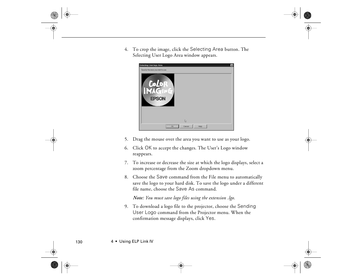 Epson 8000i User Manual | Page 140 / 178