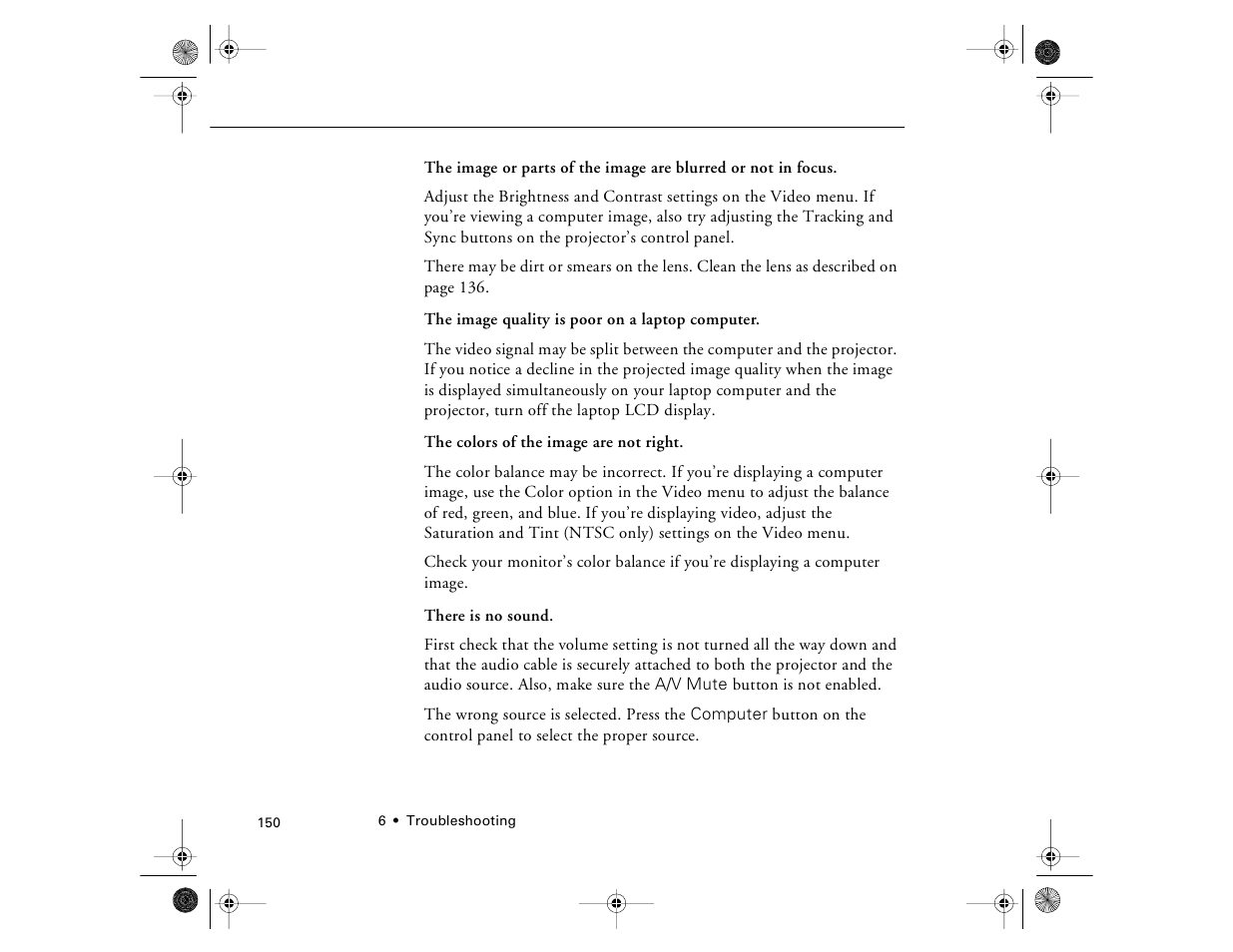 Epson 8000i User Manual | Page 160 / 178