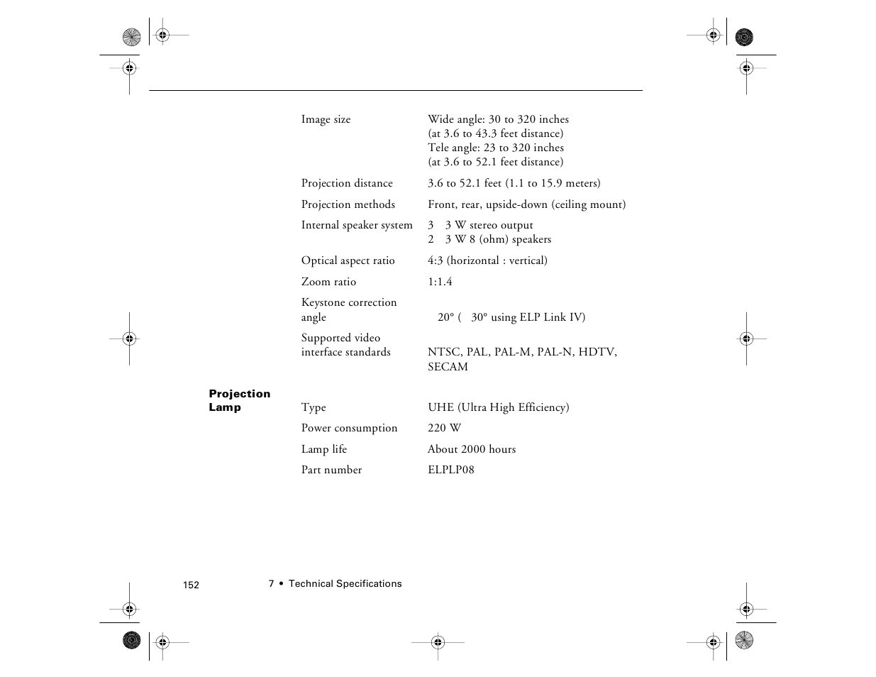 Epson 8000i User Manual | Page 162 / 178