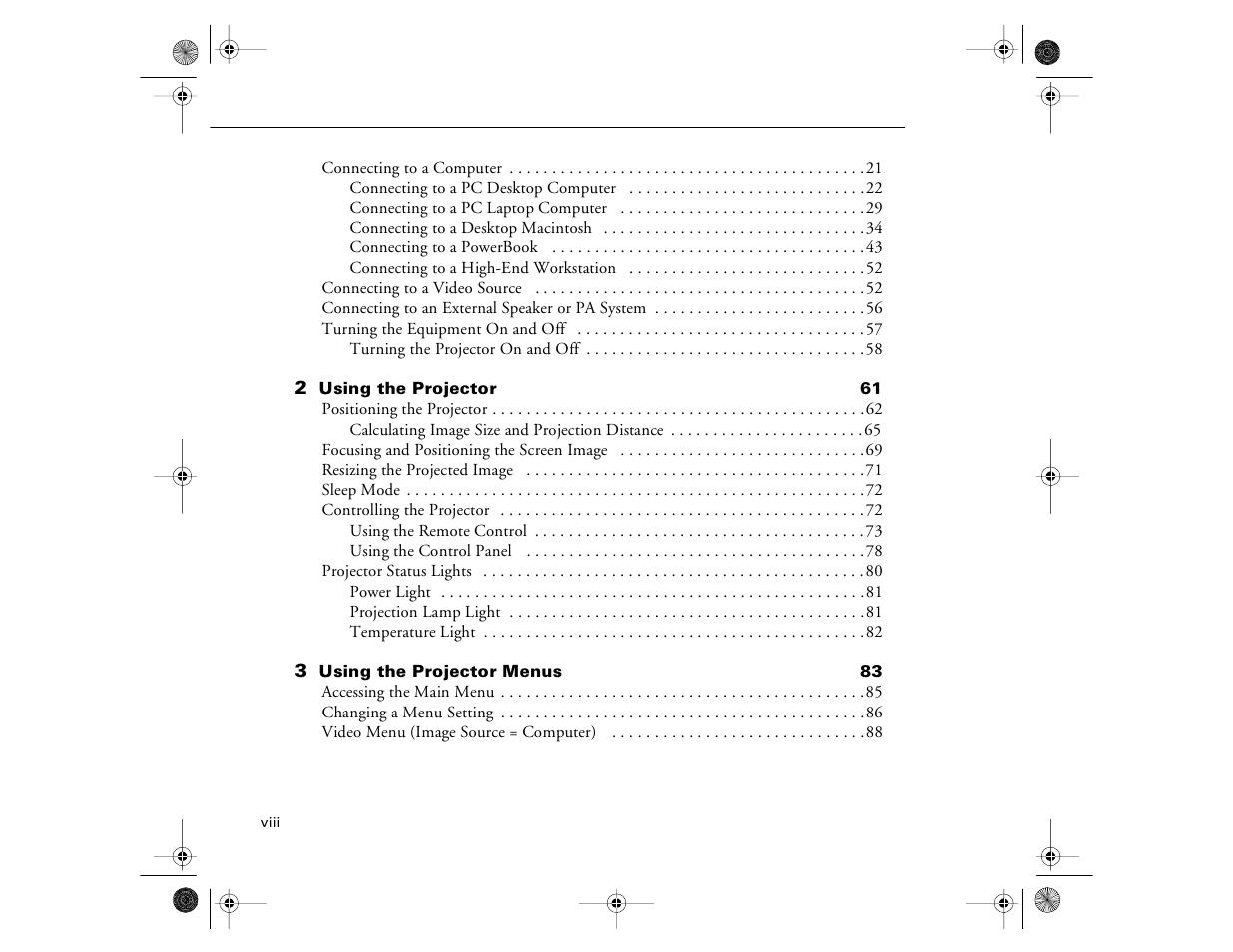 Epson 8000i User Manual | Page 8 / 178