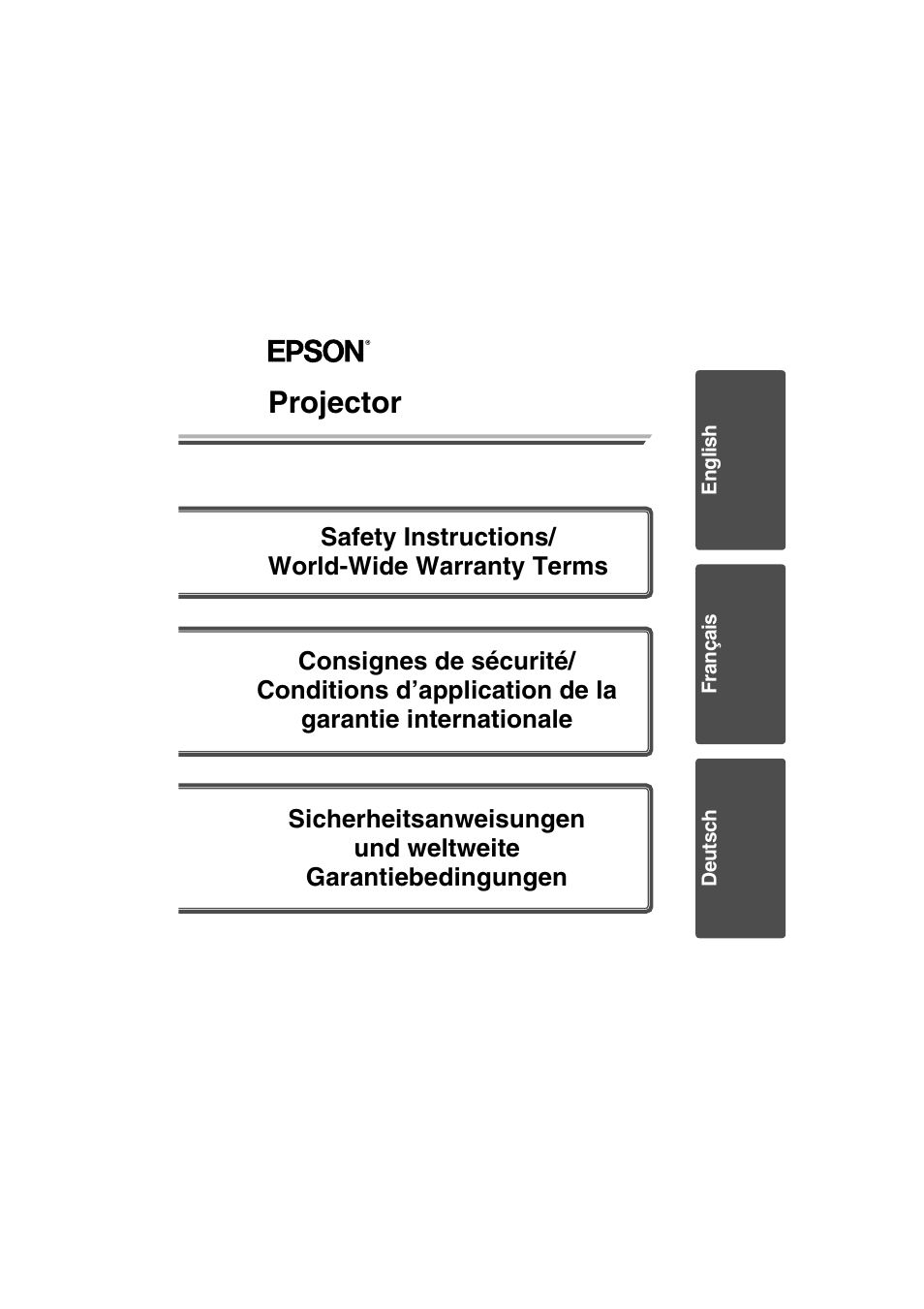 Epson 402169004 User Manual | 52 pages