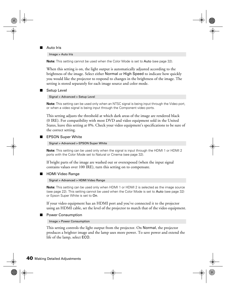 Epson 3010E User Manual | Page 40 / 88