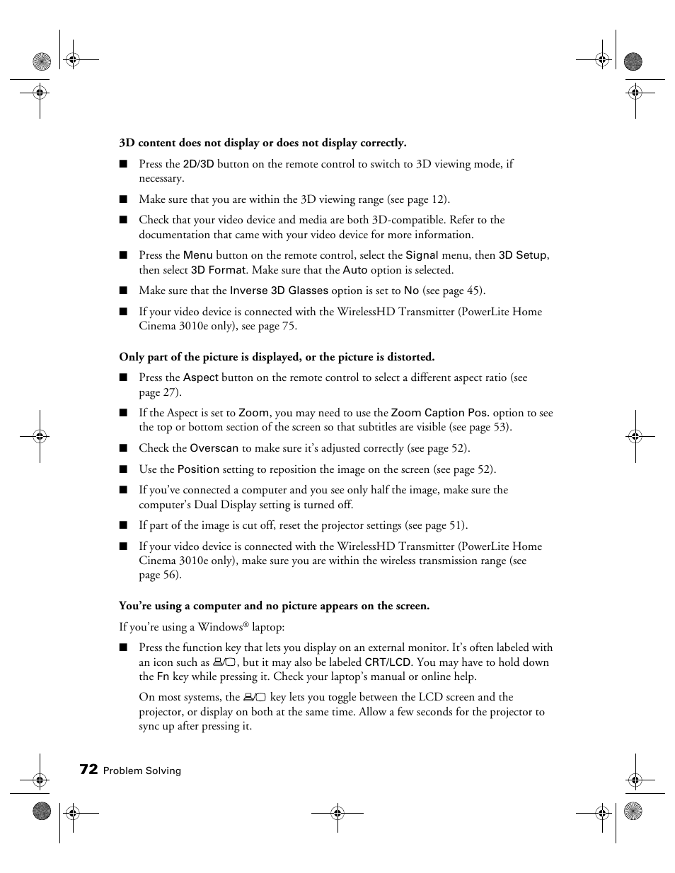 Epson 3010E User Manual | Page 72 / 88