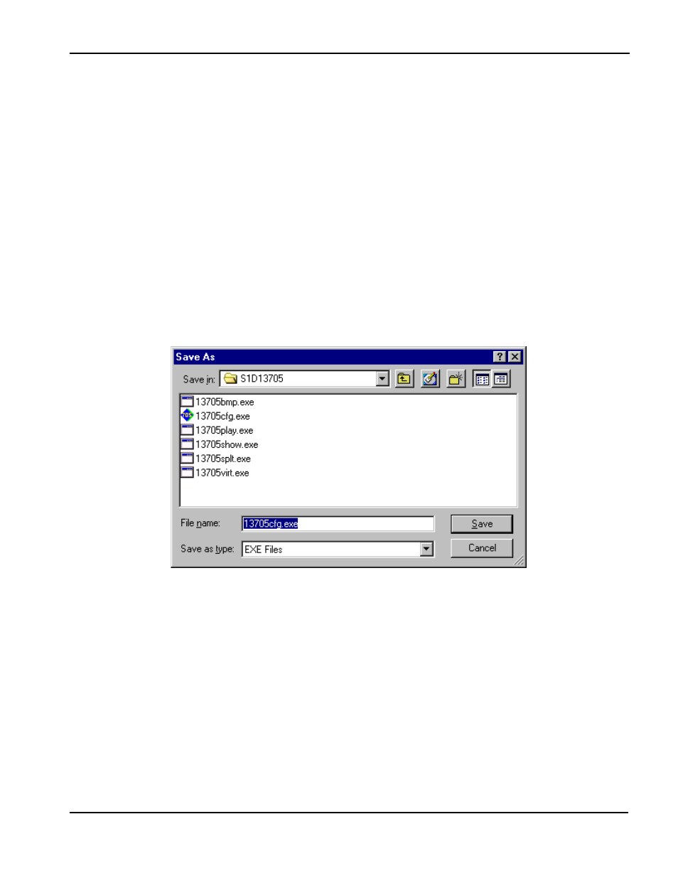 Save, Save as | Epson S1D13705 User Manual | Page 199 / 562