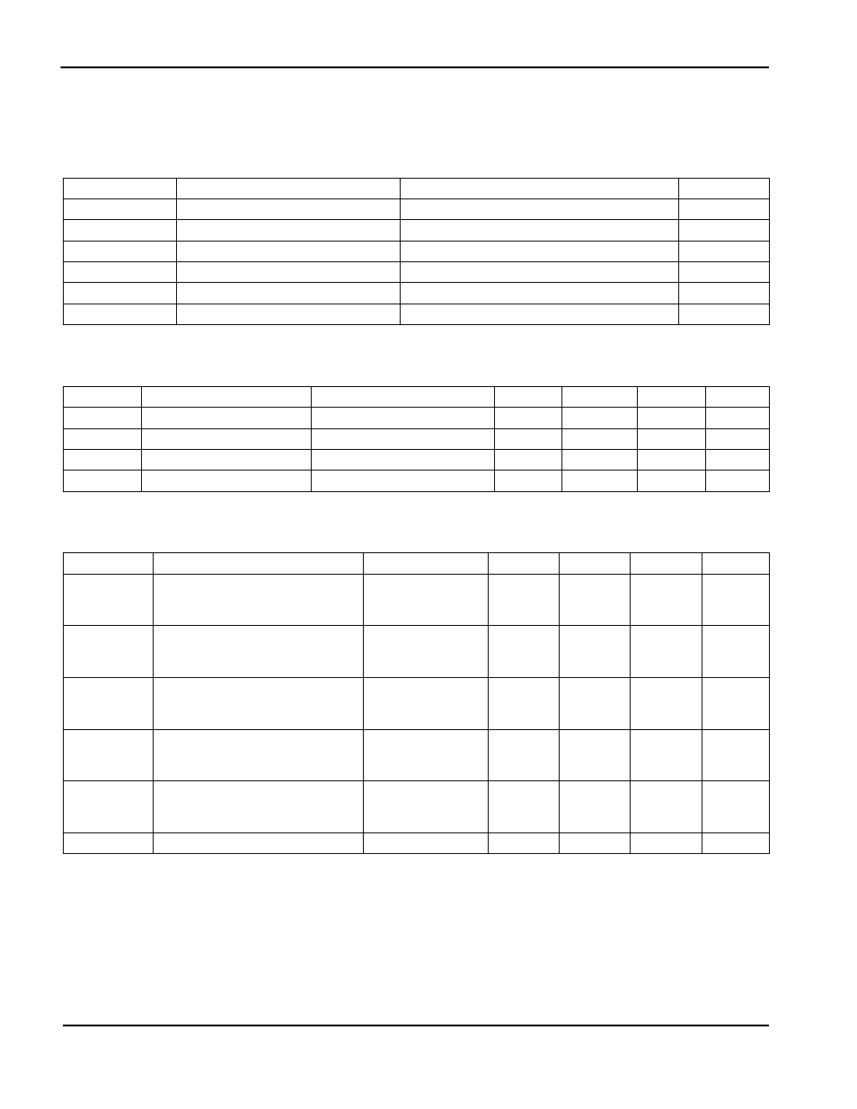 6 d.c. characteristics, Table 61: absolute maximum ratings, Table 63: input specifications | Table 6-1: absolute maximum ratings, Table 6-3: input specifications | Epson S1D13705 User Manual | Page 30 / 562