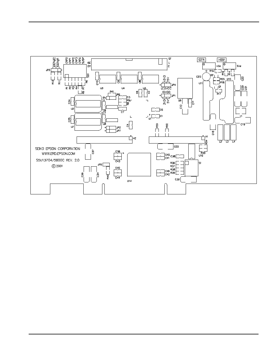 11 board layout | Epson S1D13705 User Manual | Page 343 / 562