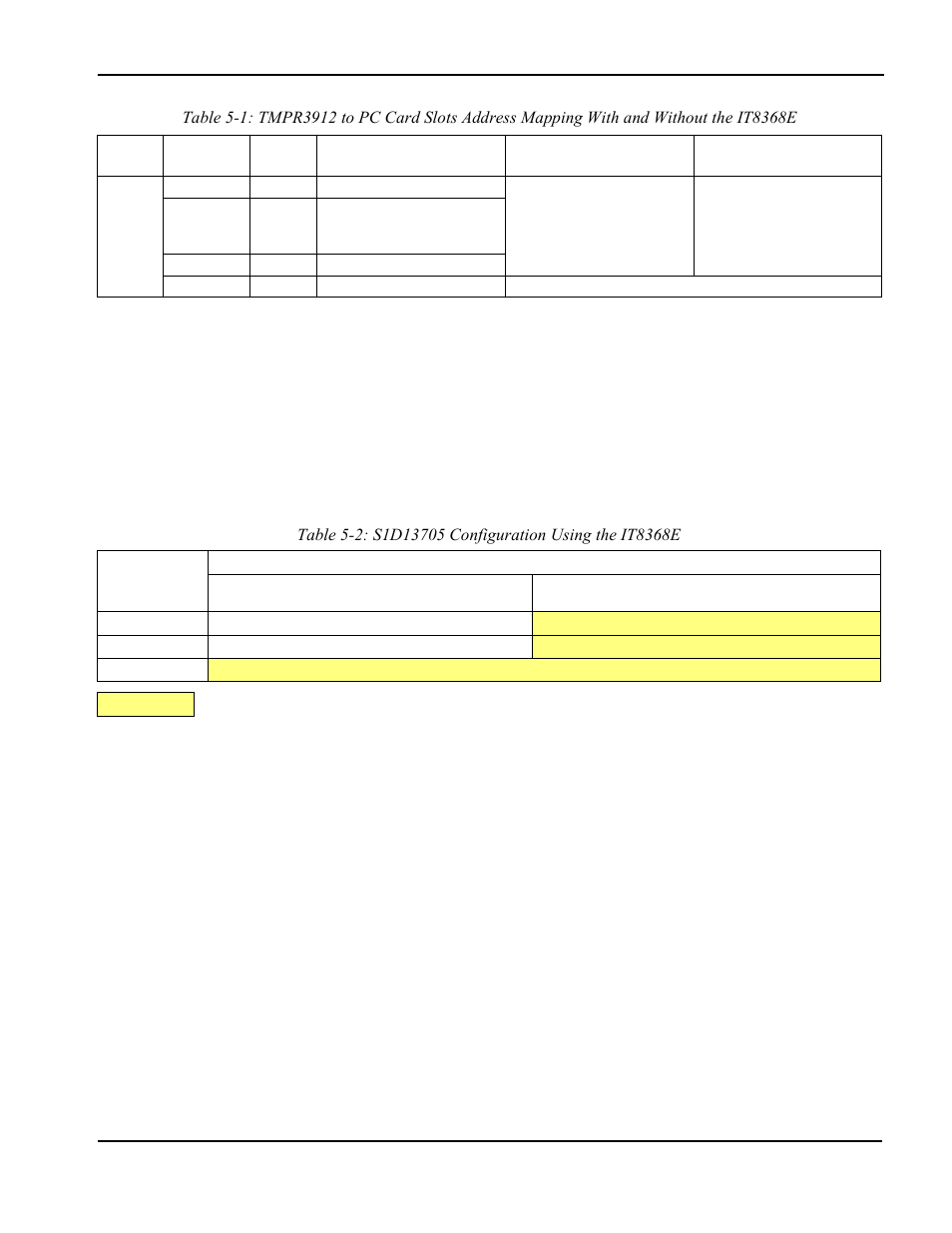 4 s1d13705 configuration | Epson S1D13705 User Manual | Page 377 / 562