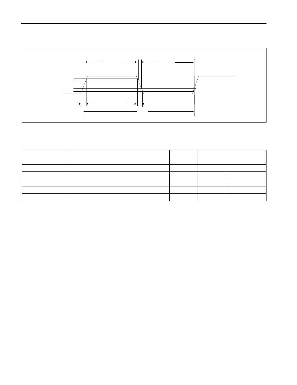 2 clock input requirements, Figure 77: clock input requirements for clki, Table 77: clock input requirements for clki | Clock input requirements, Table 7-7: clock input requirements for clki, Figure 7-7: clock input requirements for clki | Epson S1D13705 User Manual | Page 40 / 562