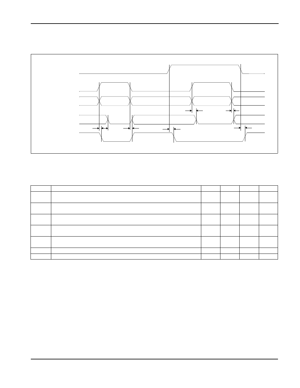 2 power down/up timing, Figure 710: power down/up timing, Table 710: power down/up timing | Power down/up timing, Table 7-10: power down/up timing, Figure 7-10: power down/up timing | Epson S1D13705 User Manual | Page 43 / 562