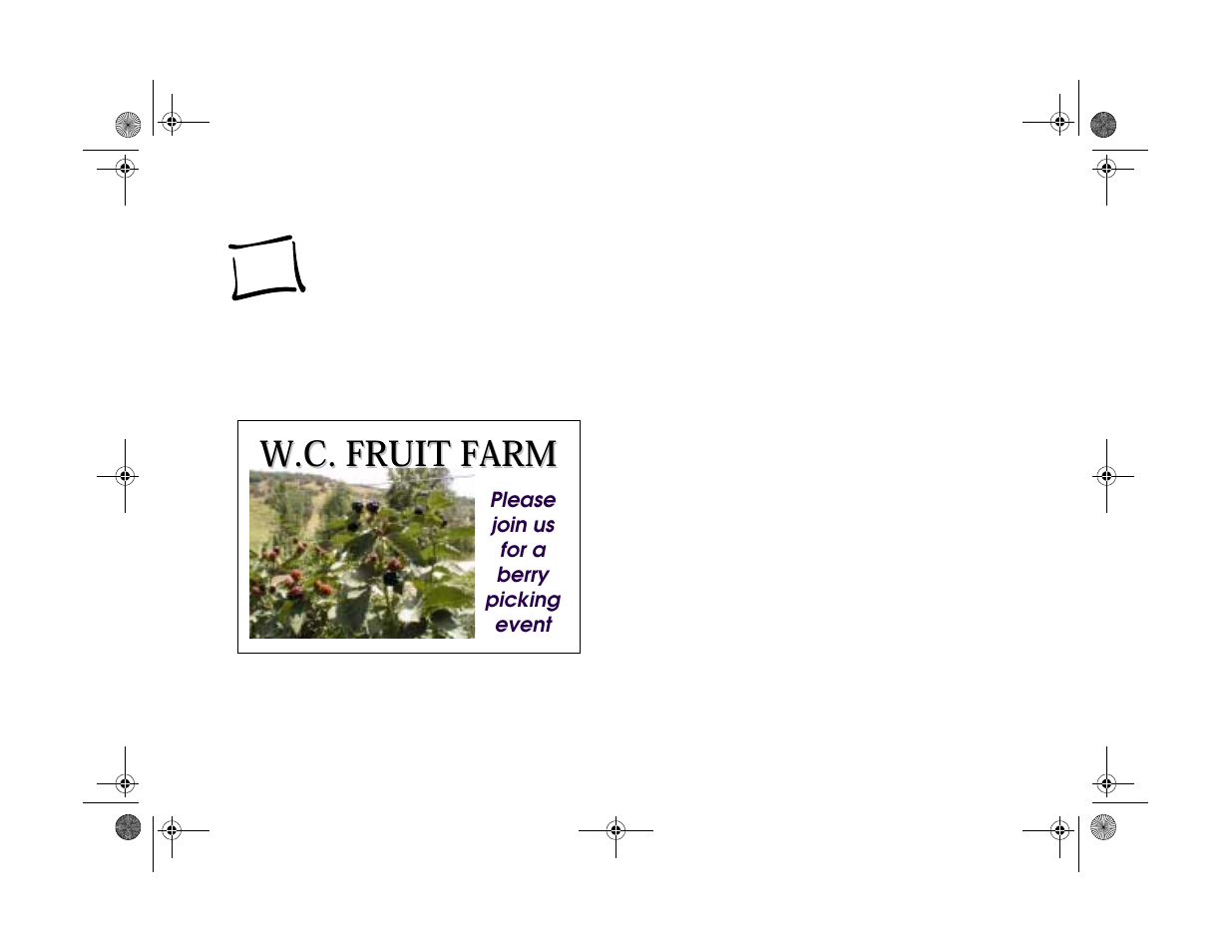 Chap 7-editing images, Editing images, W.c. fruit farm | Epson PhotoPC 650 User Manual | Page 101 / 158