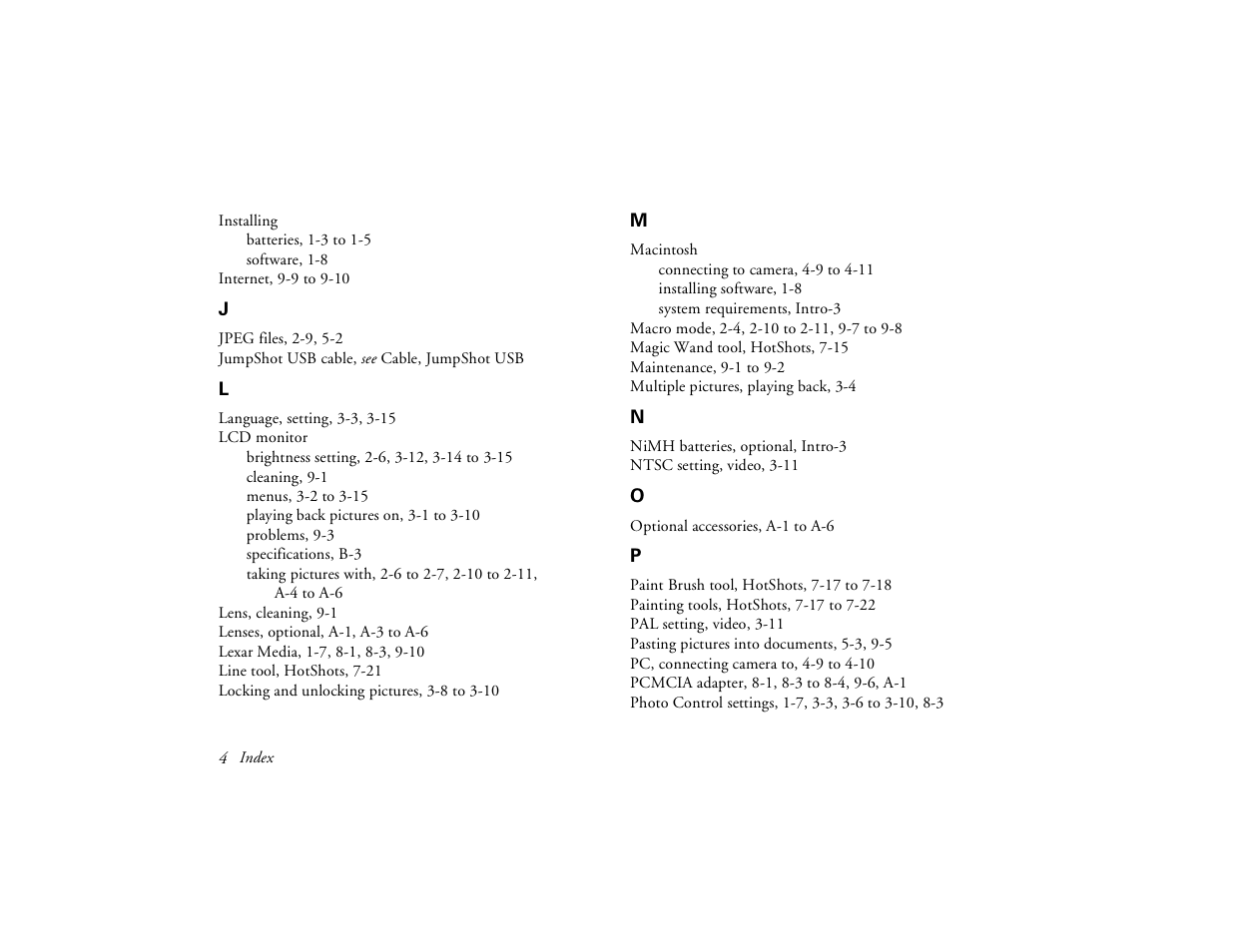 Epson PhotoPC 650 User Manual | Page 152 / 158