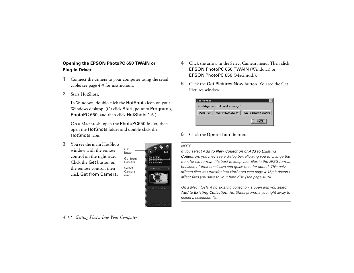 Epson PhotoPC 650 User Manual | Page 64 / 158