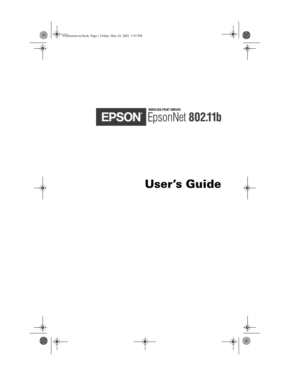 Epson 80211b User Manual | 68 pages