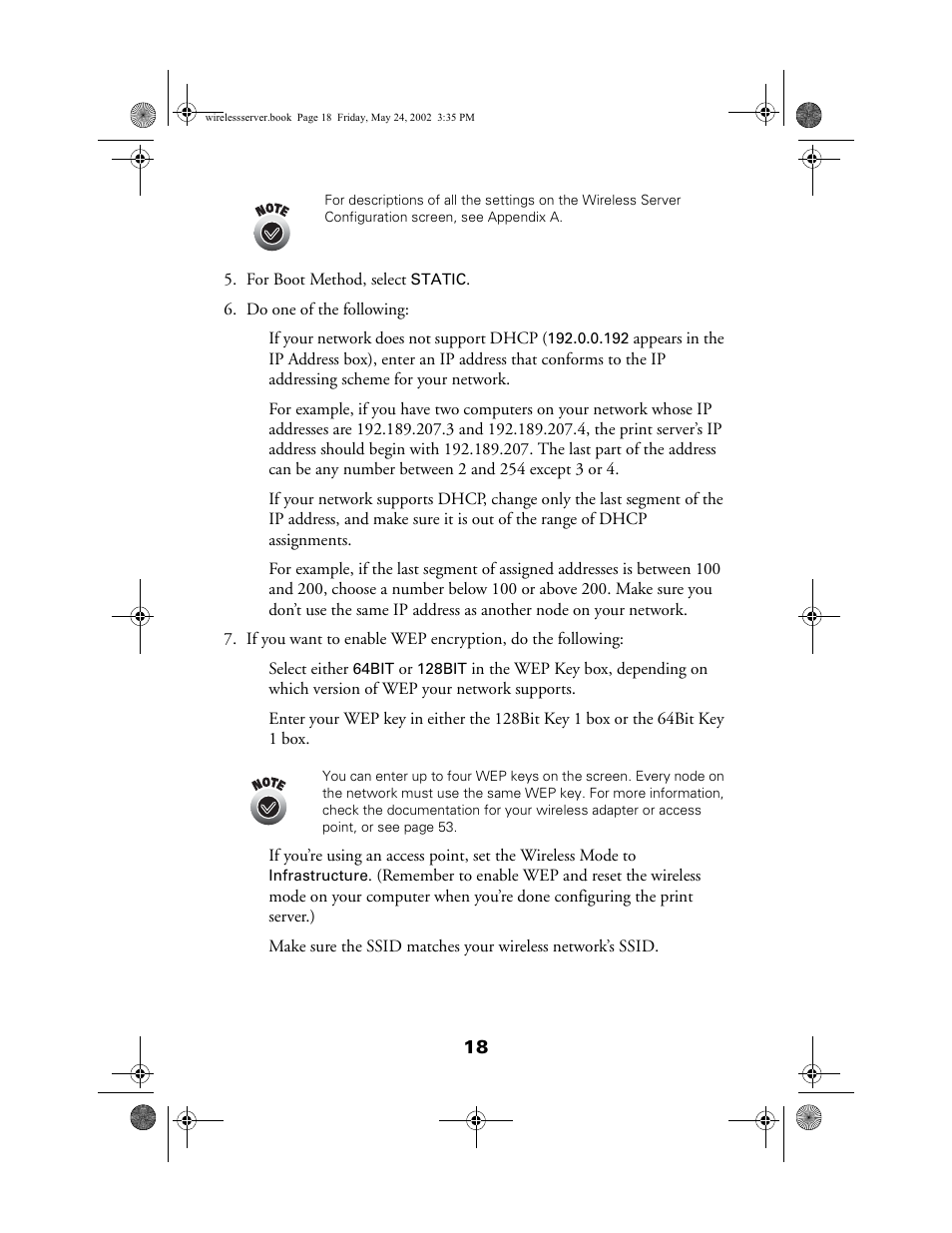 Epson 80211b User Manual | Page 22 / 68