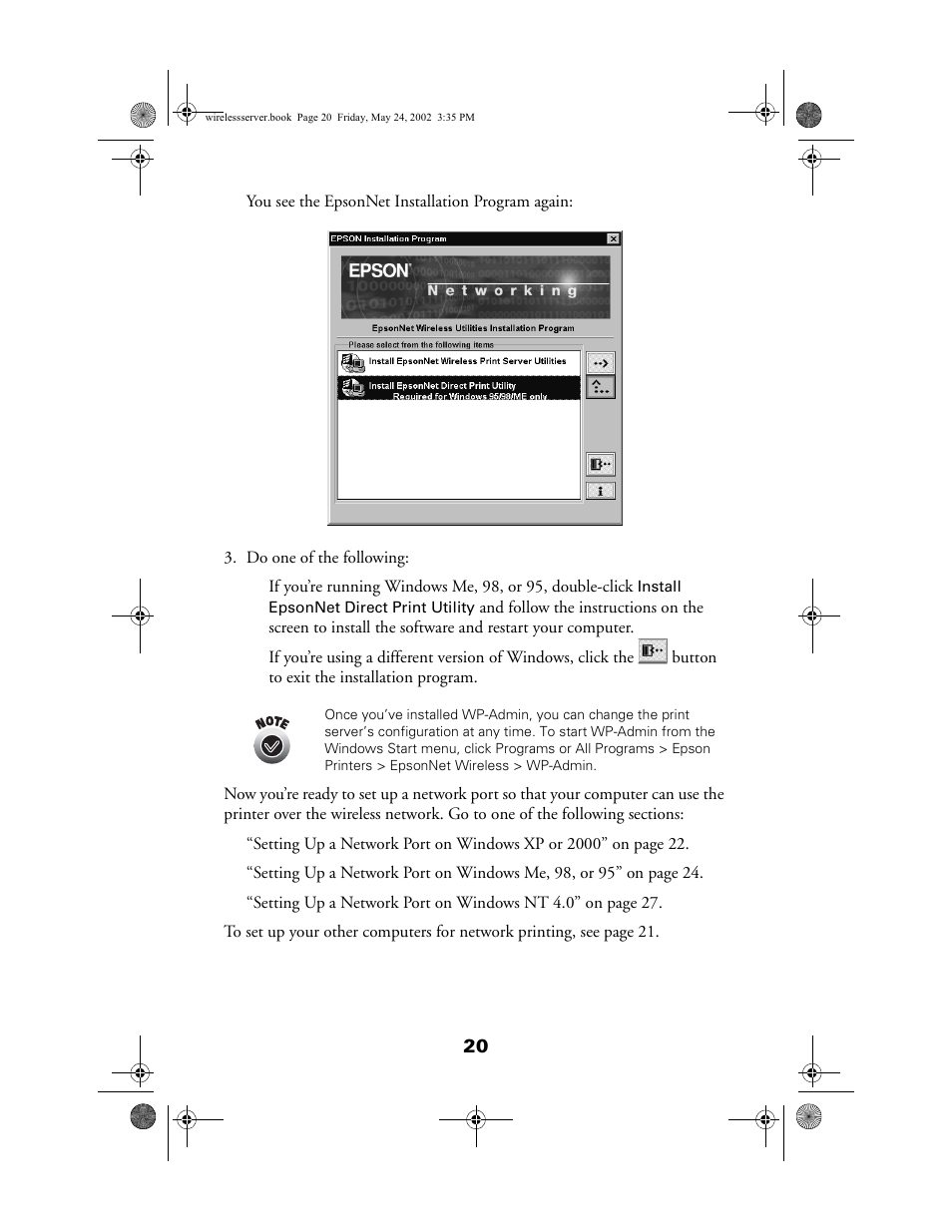 Epson 80211b User Manual | Page 24 / 68