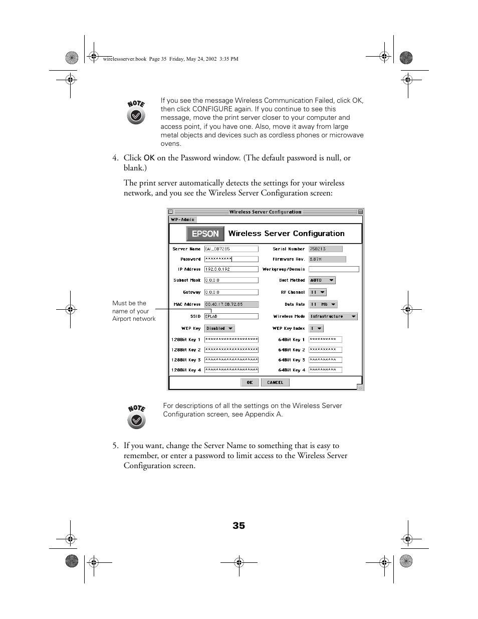 Epson 80211b User Manual | Page 39 / 68