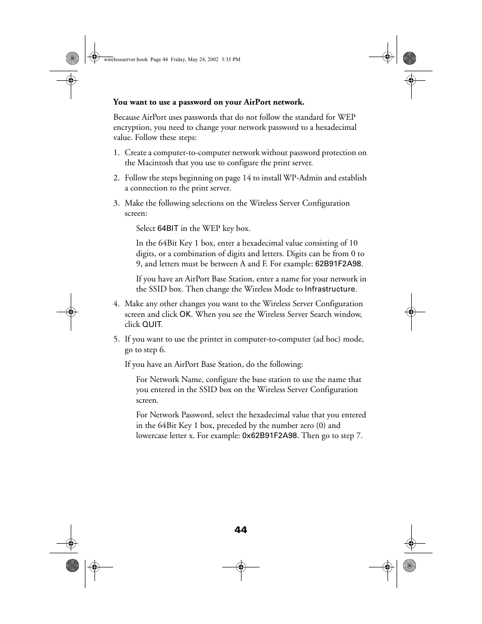 Epson 80211b User Manual | Page 48 / 68