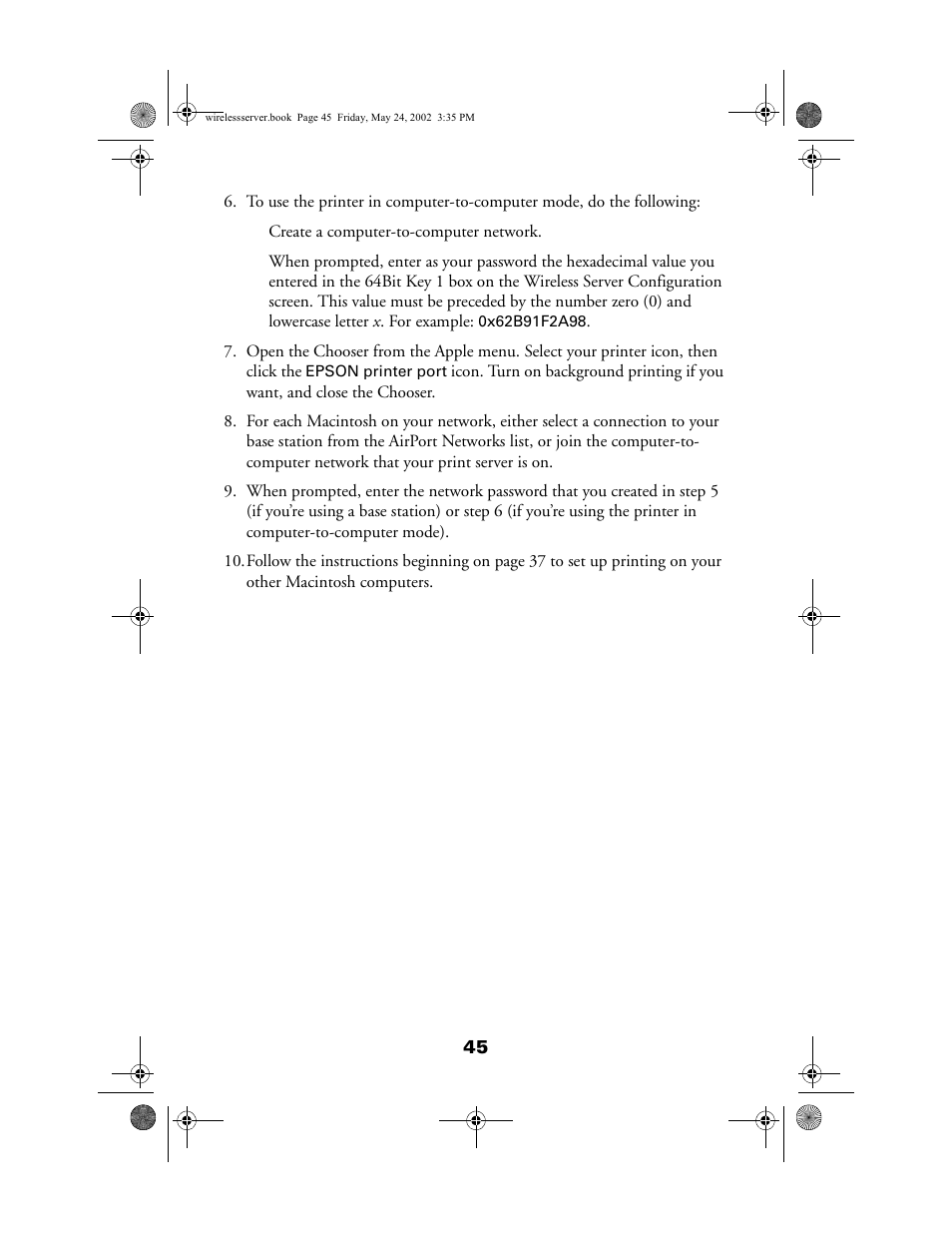 Epson 80211b User Manual | Page 49 / 68