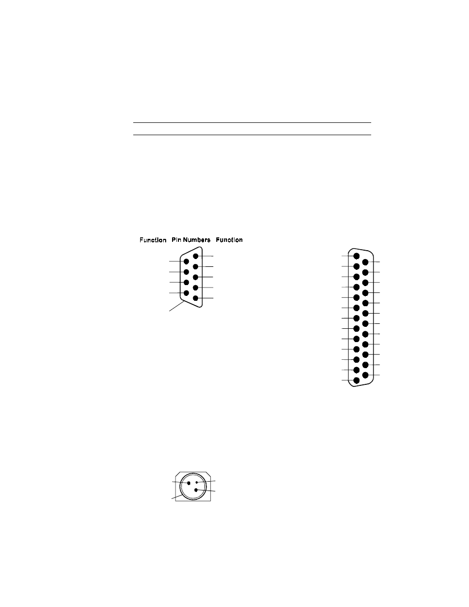 Rs-232c technical specifications, Communication connectors, Power connector | Epson A794-D100 User Manual | Page 43 / 140