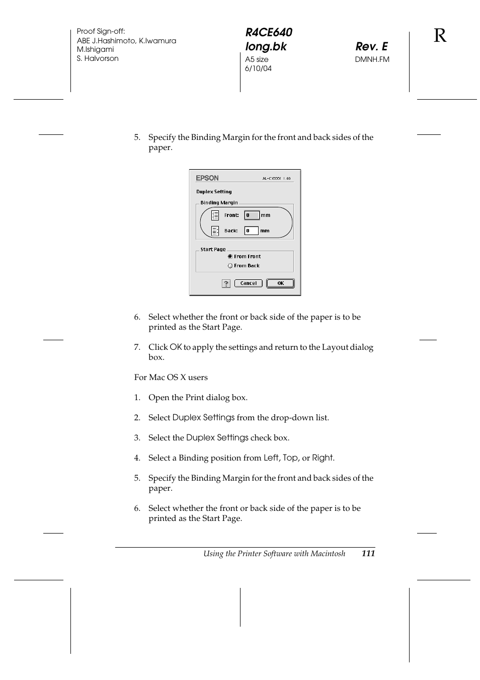 Epson AcuLaser C3000 User Manual | Page 111 / 316