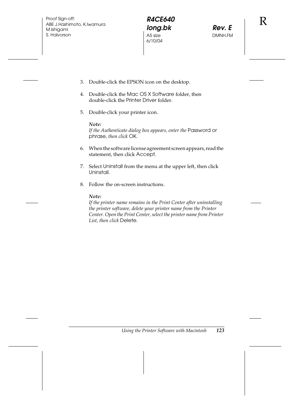 Epson AcuLaser C3000 User Manual | Page 123 / 316